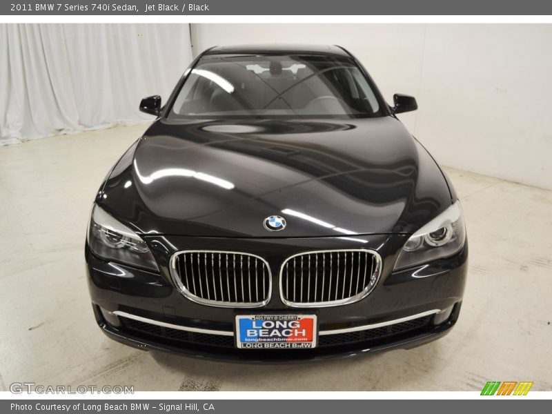 Jet Black / Black 2011 BMW 7 Series 740i Sedan