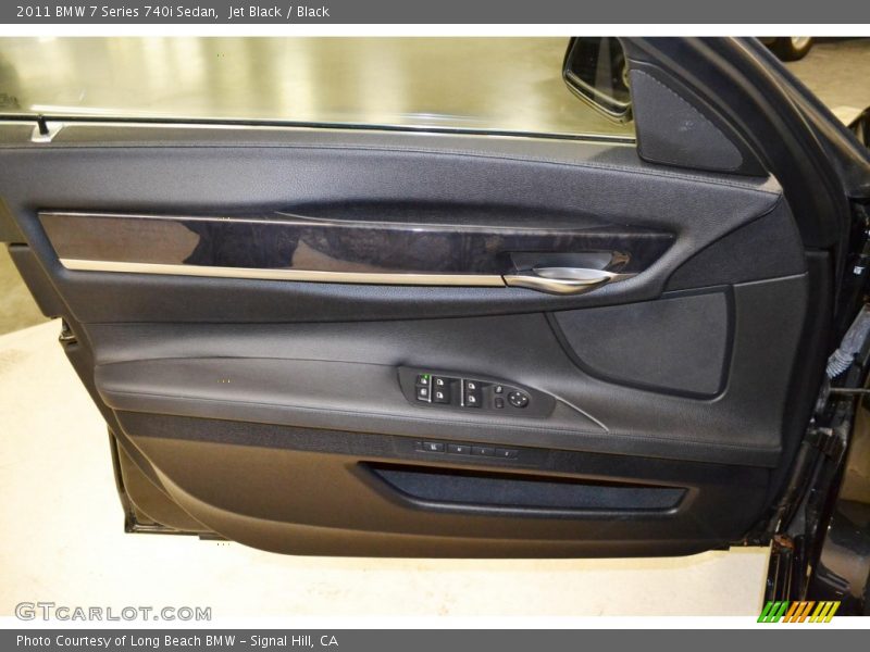 Jet Black / Black 2011 BMW 7 Series 740i Sedan