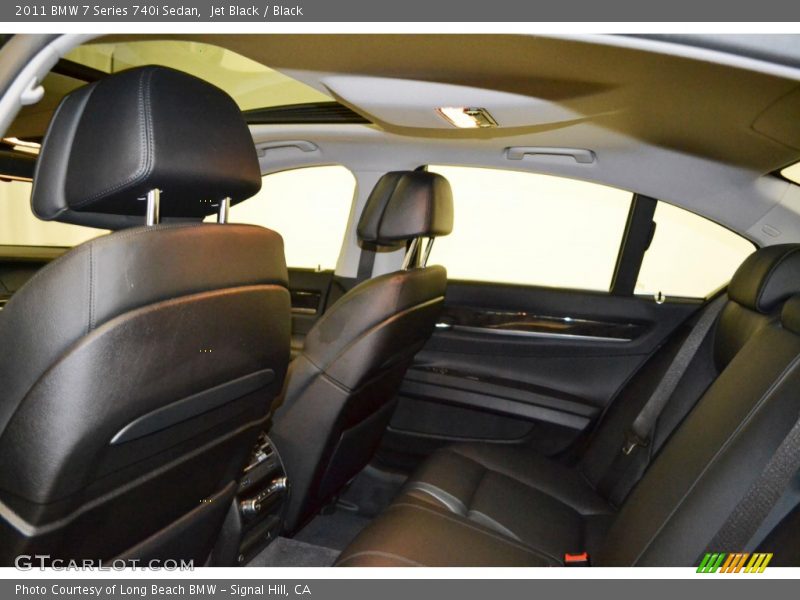 Jet Black / Black 2011 BMW 7 Series 740i Sedan