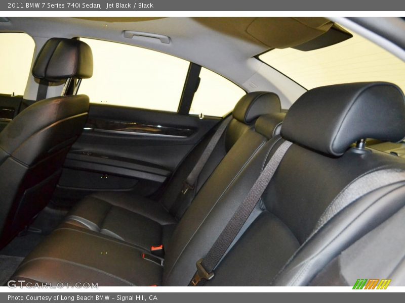 Jet Black / Black 2011 BMW 7 Series 740i Sedan