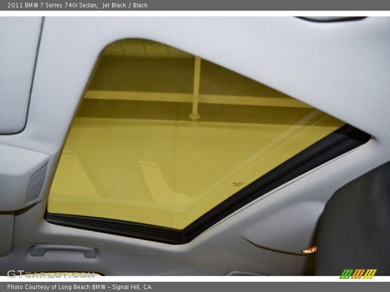 Jet Black / Black 2011 BMW 7 Series 740i Sedan