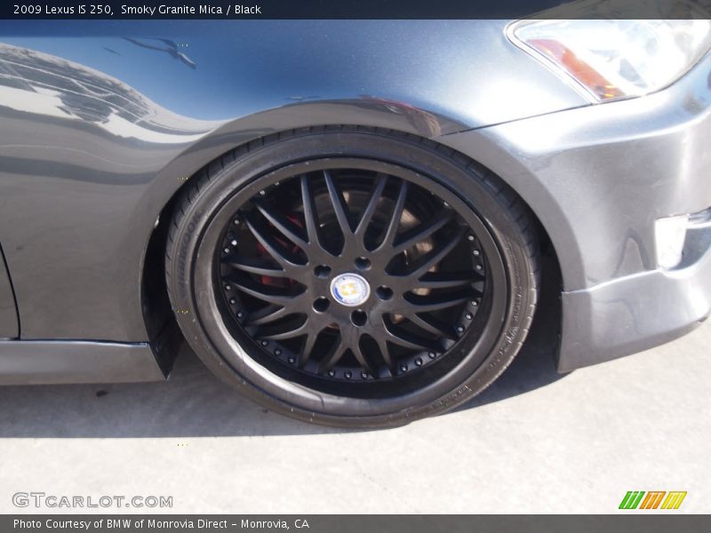 Smoky Granite Mica / Black 2009 Lexus IS 250