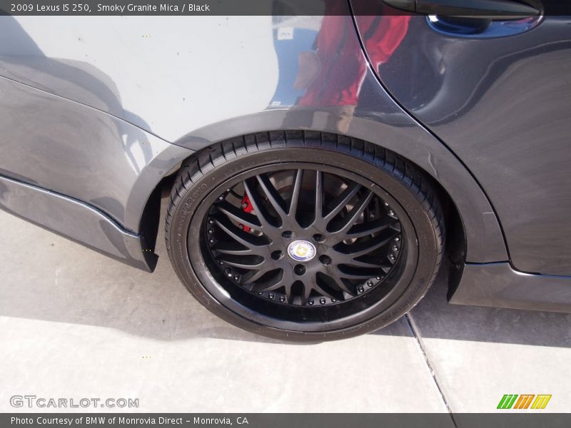 Smoky Granite Mica / Black 2009 Lexus IS 250