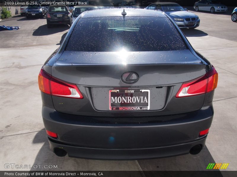 Smoky Granite Mica / Black 2009 Lexus IS 250