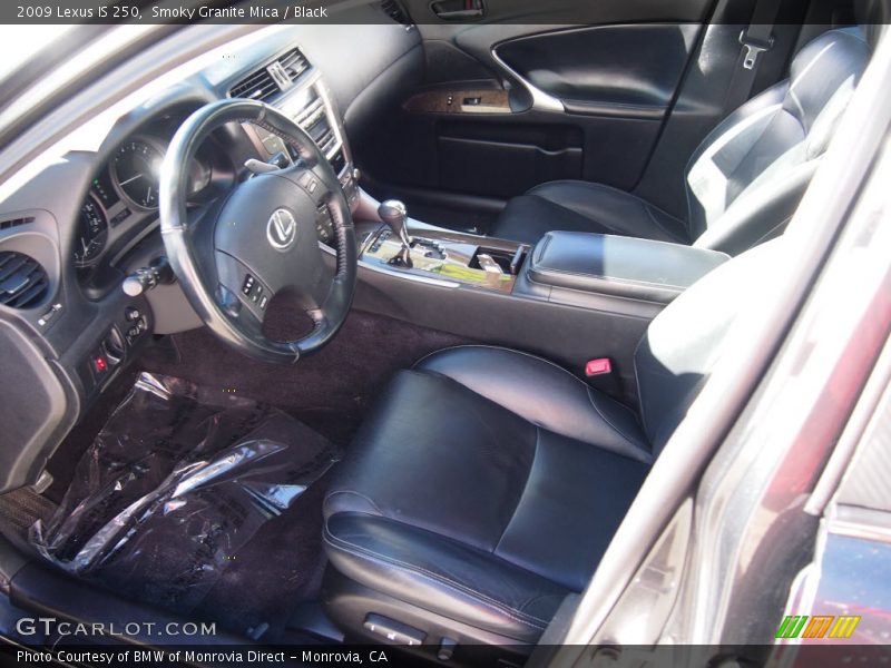 Smoky Granite Mica / Black 2009 Lexus IS 250