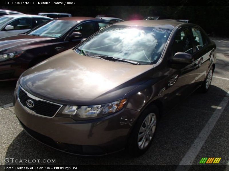 Metallic Bronze / Black 2013 Kia Forte EX