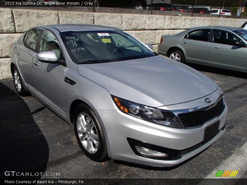 Bright Silver Metallic / Gray 2013 Kia Optima LX