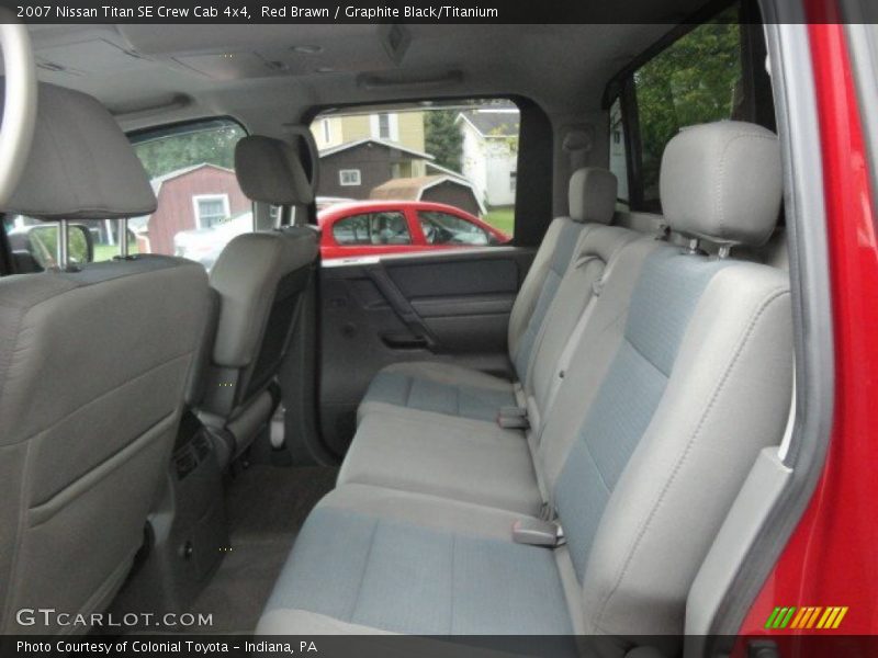 Red Brawn / Graphite Black/Titanium 2007 Nissan Titan SE Crew Cab 4x4