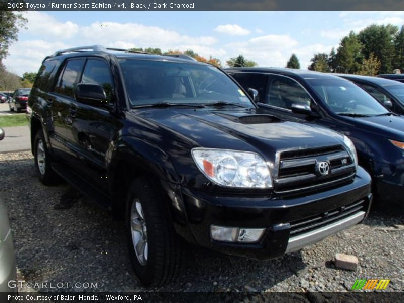 Black / Dark Charcoal 2005 Toyota 4Runner Sport Edition 4x4