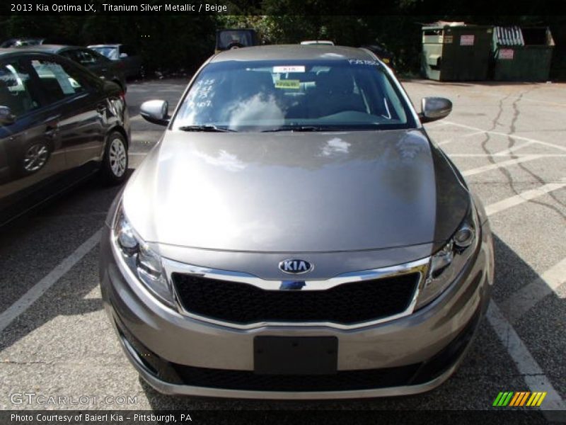 Titanium Silver Metallic / Beige 2013 Kia Optima LX