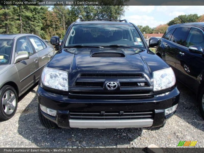 Black / Dark Charcoal 2005 Toyota 4Runner Sport Edition 4x4