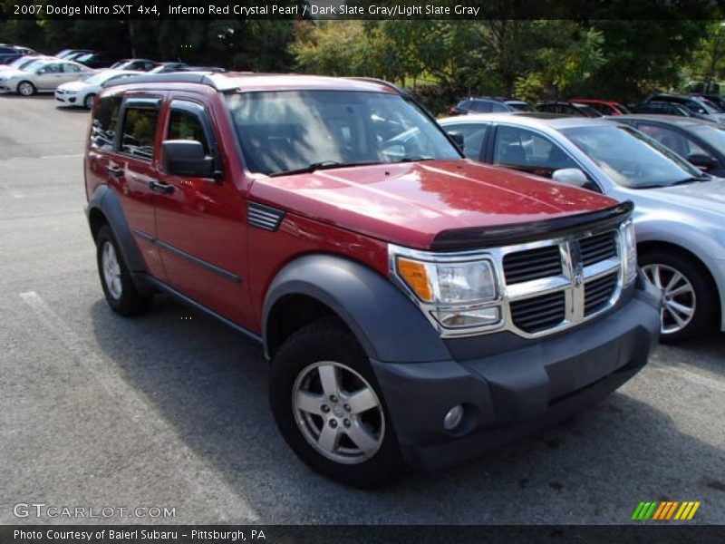 Inferno Red Crystal Pearl / Dark Slate Gray/Light Slate Gray 2007 Dodge Nitro SXT 4x4