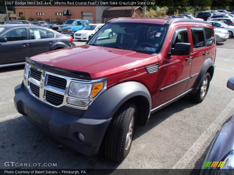 Inferno Red Crystal Pearl / Dark Slate Gray/Light Slate Gray 2007 Dodge Nitro SXT 4x4