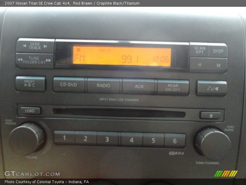 Red Brawn / Graphite Black/Titanium 2007 Nissan Titan SE Crew Cab 4x4