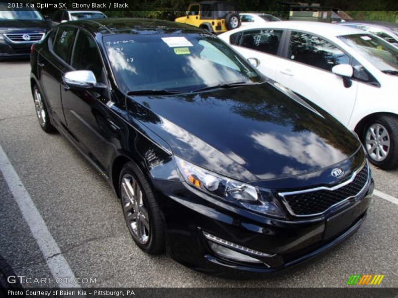 Ebony Black / Black 2013 Kia Optima SX