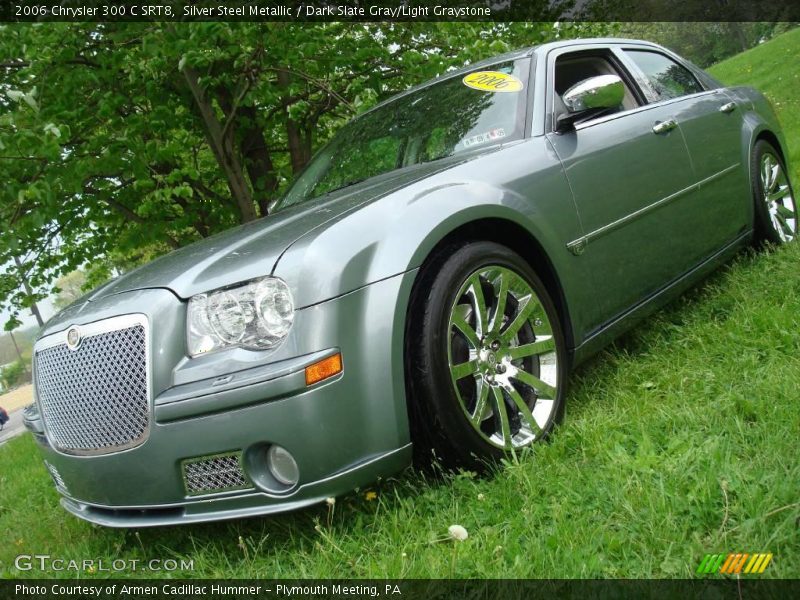 Silver Steel Metallic / Dark Slate Gray/Light Graystone 2006 Chrysler 300 C SRT8
