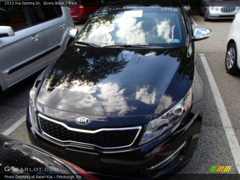 Ebony Black / Black 2013 Kia Optima SX