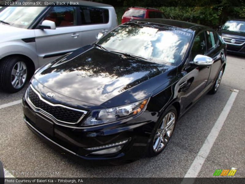 Ebony Black / Black 2013 Kia Optima SX