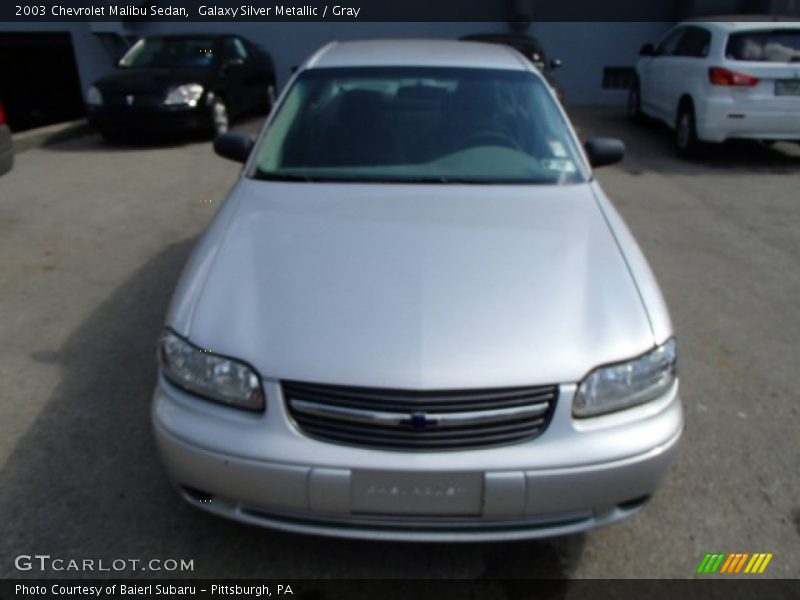 Galaxy Silver Metallic / Gray 2003 Chevrolet Malibu Sedan
