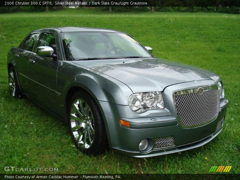 Silver Steel Metallic / Dark Slate Gray/Light Graystone 2006 Chrysler 300 C SRT8