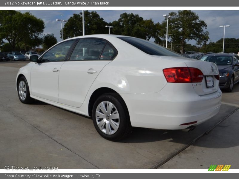 Candy White / Titan Black 2012 Volkswagen Jetta SE Sedan