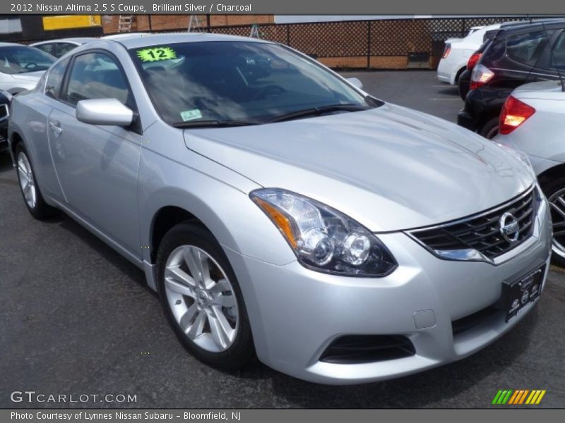 Brilliant Silver / Charcoal 2012 Nissan Altima 2.5 S Coupe