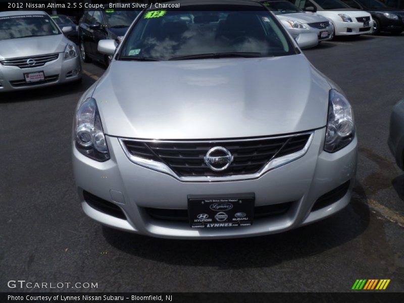 Brilliant Silver / Charcoal 2012 Nissan Altima 2.5 S Coupe