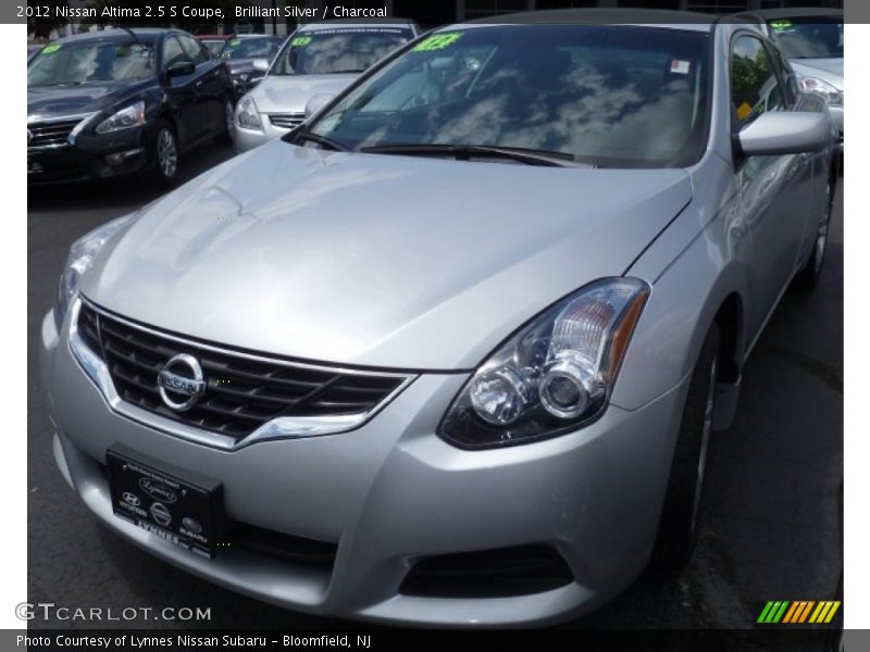 Brilliant Silver / Charcoal 2012 Nissan Altima 2.5 S Coupe
