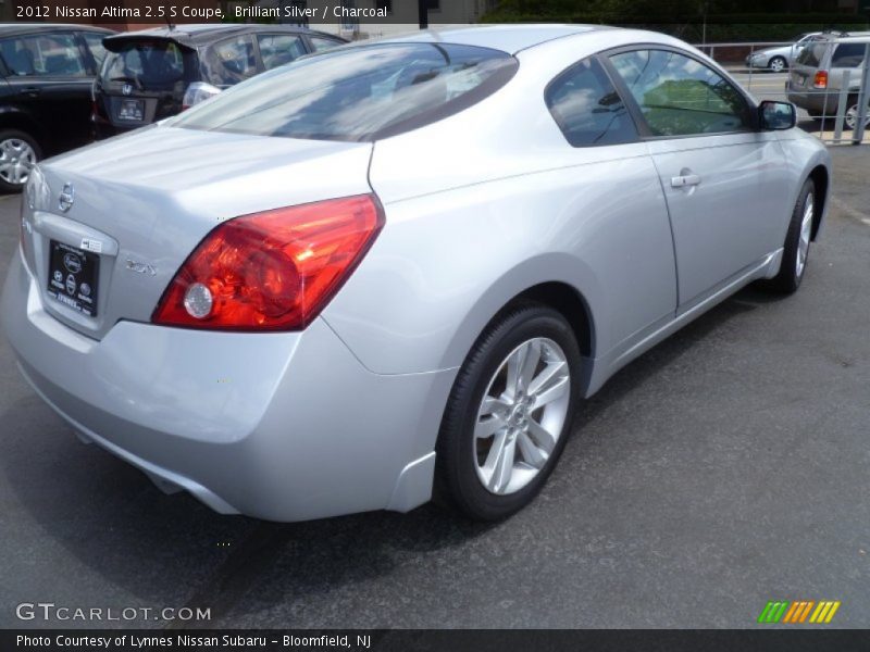 Brilliant Silver / Charcoal 2012 Nissan Altima 2.5 S Coupe