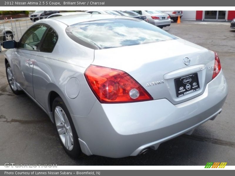 Brilliant Silver / Charcoal 2012 Nissan Altima 2.5 S Coupe