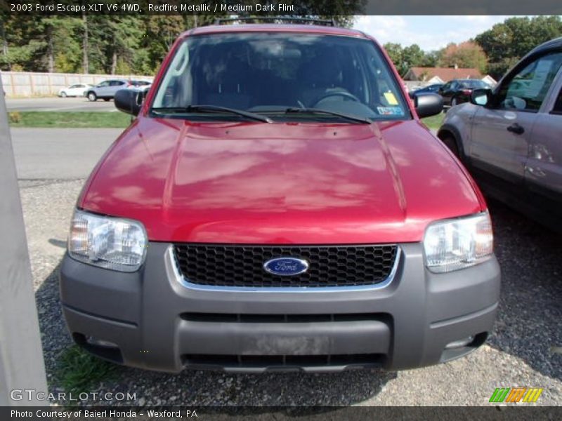 Redfire Metallic / Medium Dark Flint 2003 Ford Escape XLT V6 4WD