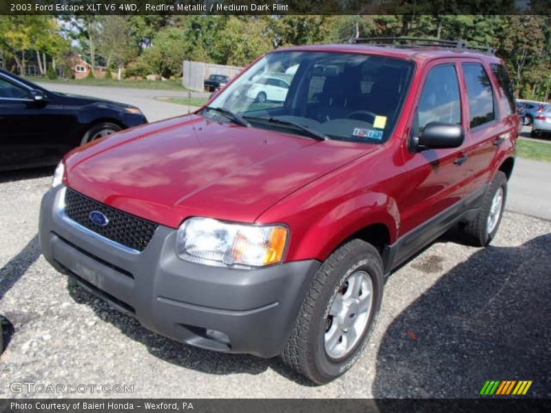 Redfire Metallic / Medium Dark Flint 2003 Ford Escape XLT V6 4WD