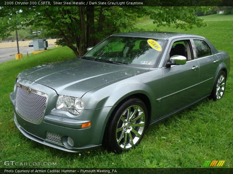 Silver Steel Metallic / Dark Slate Gray/Light Graystone 2006 Chrysler 300 C SRT8