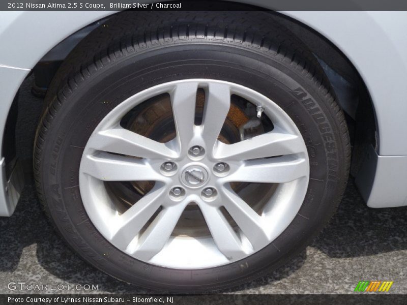Brilliant Silver / Charcoal 2012 Nissan Altima 2.5 S Coupe