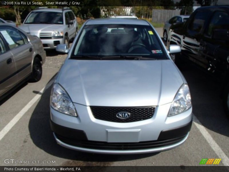 Silver Metallic / Gray 2008 Kia Rio LX Sedan