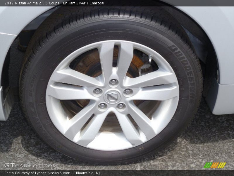 Brilliant Silver / Charcoal 2012 Nissan Altima 2.5 S Coupe