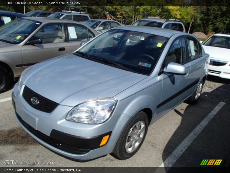 Silver Metallic / Gray 2008 Kia Rio LX Sedan