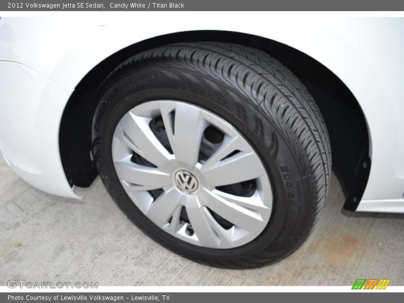 Candy White / Titan Black 2012 Volkswagen Jetta SE Sedan