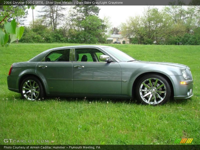 Silver Steel Metallic / Dark Slate Gray/Light Graystone 2006 Chrysler 300 C SRT8