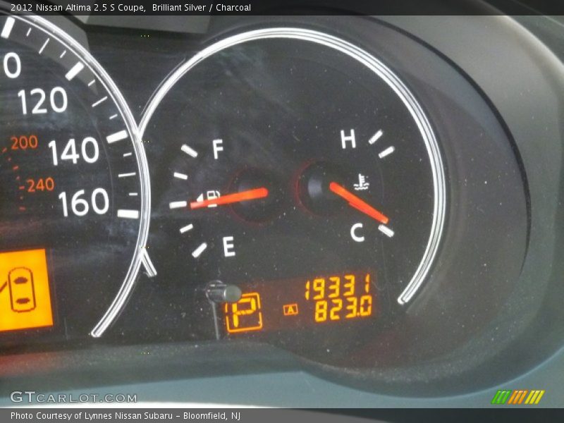 Brilliant Silver / Charcoal 2012 Nissan Altima 2.5 S Coupe