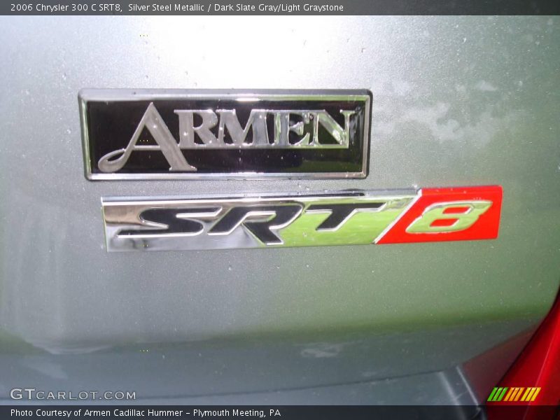 Silver Steel Metallic / Dark Slate Gray/Light Graystone 2006 Chrysler 300 C SRT8