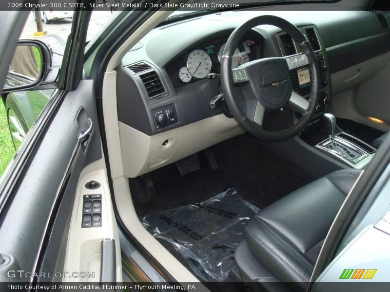 Silver Steel Metallic / Dark Slate Gray/Light Graystone 2006 Chrysler 300 C SRT8