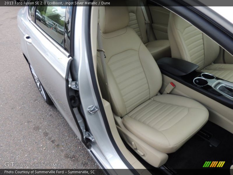Ingot Silver Metallic / Dune 2013 Ford Fusion SE 2.0 EcoBoost