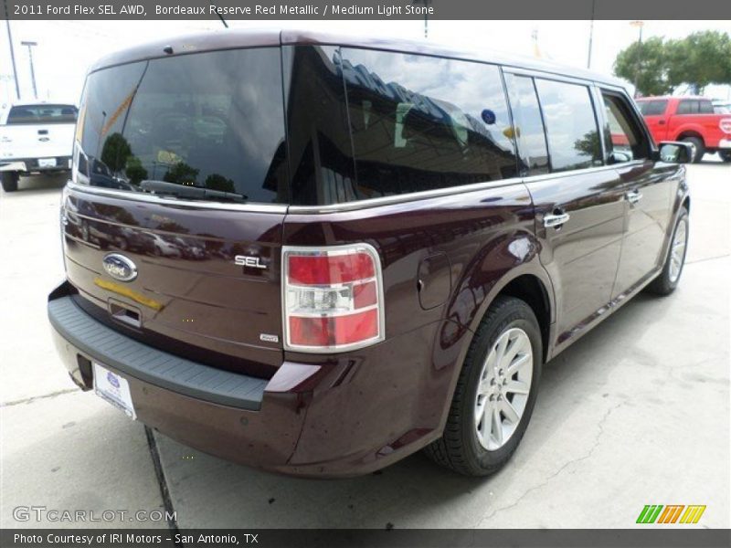 Bordeaux Reserve Red Metallic / Medium Light Stone 2011 Ford Flex SEL AWD