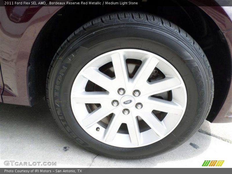 Bordeaux Reserve Red Metallic / Medium Light Stone 2011 Ford Flex SEL AWD