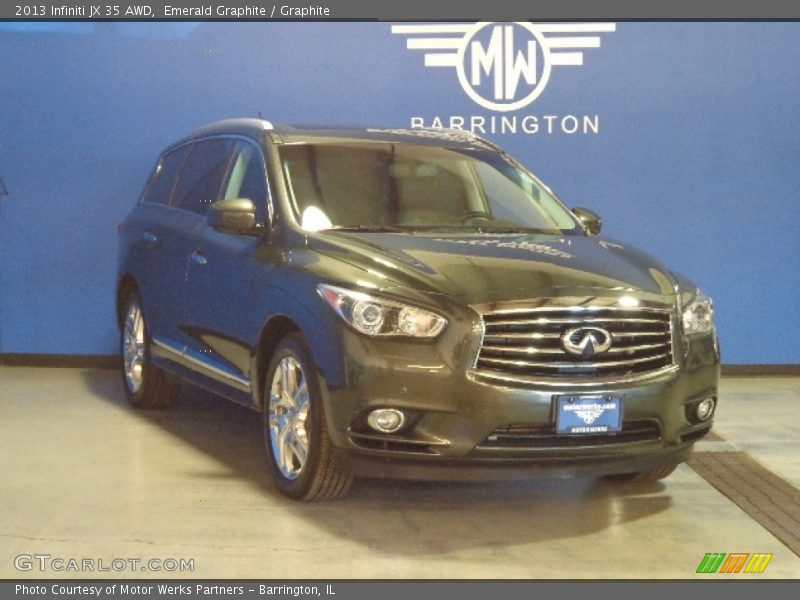 Emerald Graphite / Graphite 2013 Infiniti JX 35 AWD