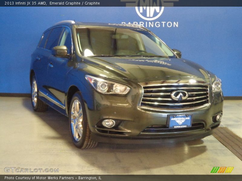 Emerald Graphite / Graphite 2013 Infiniti JX 35 AWD