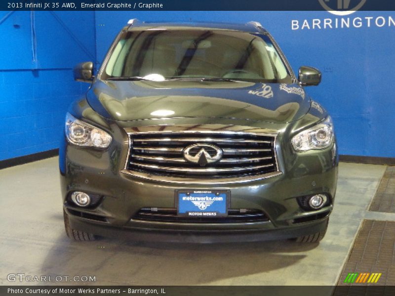 Emerald Graphite / Graphite 2013 Infiniti JX 35 AWD