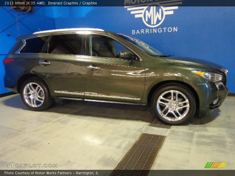 Emerald Graphite / Graphite 2013 Infiniti JX 35 AWD