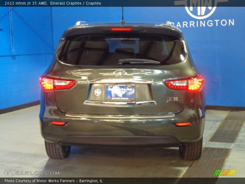 Emerald Graphite / Graphite 2013 Infiniti JX 35 AWD